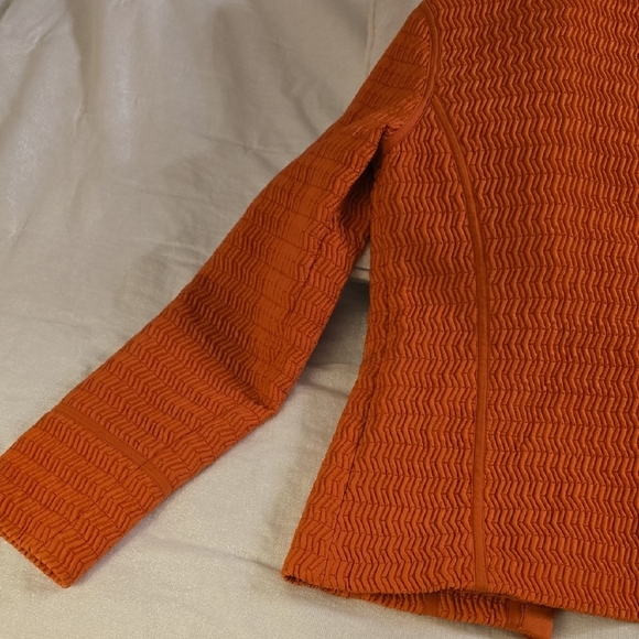 Artifacts Bold Orange Blazer Fitted Silhouette - Picture 7 of 11